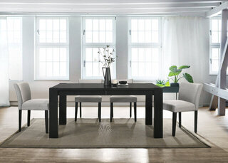 Bloc Dining Table: Black Product Image